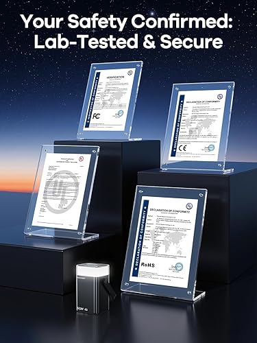 Miniatura 7 de Cargador de 65 W, 40000 mAh, cargador portátil de gran capacidad, carga rápida, batería externa ligera para viajes, campamento, compatible con