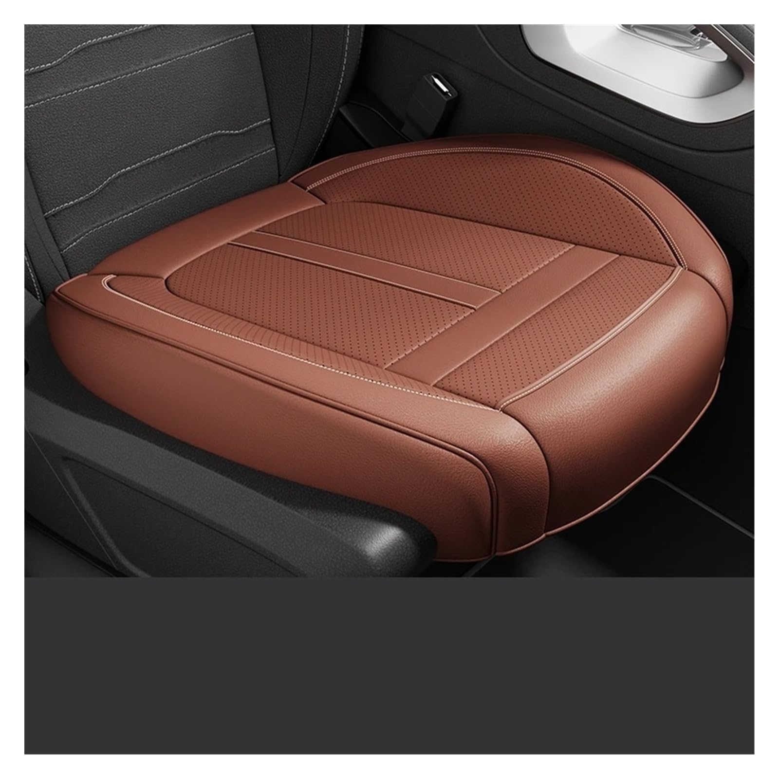 Housse siège voiture cuir PU ensemble complet accessoires auto - 5