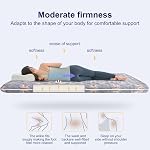 Matelas de mousse Premium Topper - Thick 9-Layer Moderne Topper, Créativité & Hypoallergénique, soulagement de la douleur dorsale & Support de confort,Twin (39"X75")