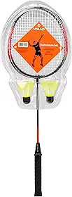 Vollo Kit Badminton 2 Raquetes + Petecas