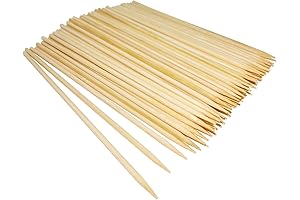Mocumei 6-Inch Wooden Skewers (Pack of 100)