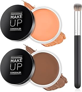 DAGEDA 2 colores de maquillaje para cubrir ta...