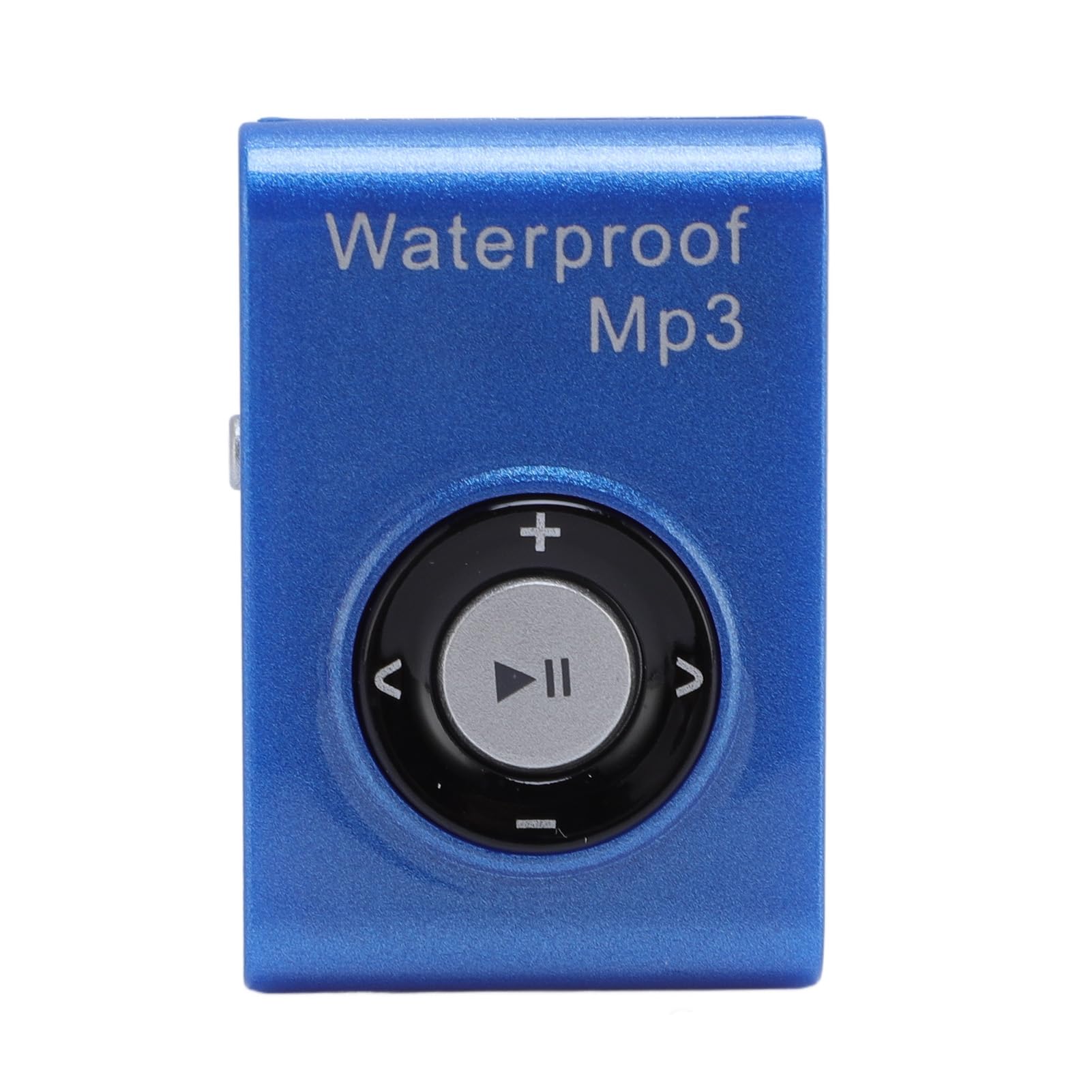 Elprico Reproductor de Mp3 Impermeable IPX8, Mp3 Impermeable Natación Submarina 3 Metros, 8 GB Multifuncional Portátil con Reproductor de Música Auriculares Submarinos para Bucear (Blue)