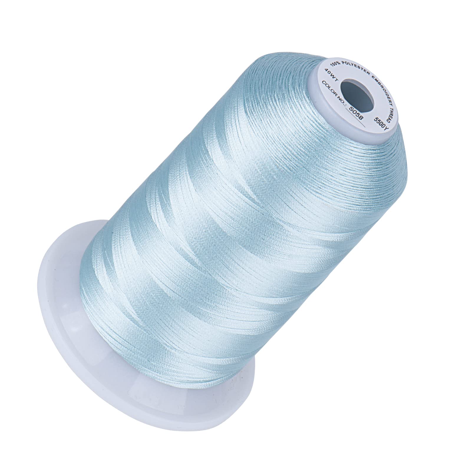 Simthread 5000M 40WT Polyester Embroidery Thread, Dark Brown S058
