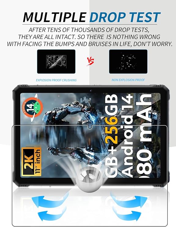 2 Pack Screen protector for HOTWAV R9 Pro Tablet 11 inch 2025 Newest, yystao Tempered Glass Film compatible with HOTWAV R9 Pro, 9H Hardness，Anti-Scratch, Touch-Sensitive, HD Clear