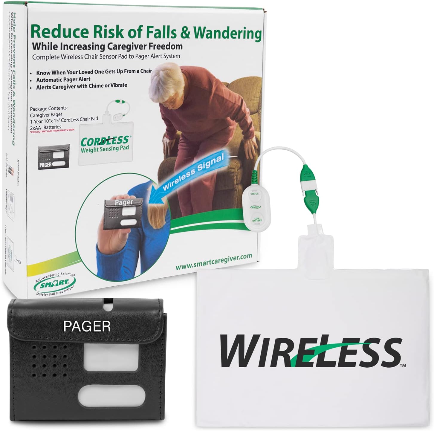 Secure Chair Alarm for Elderly Dementia Patients 12" x 12