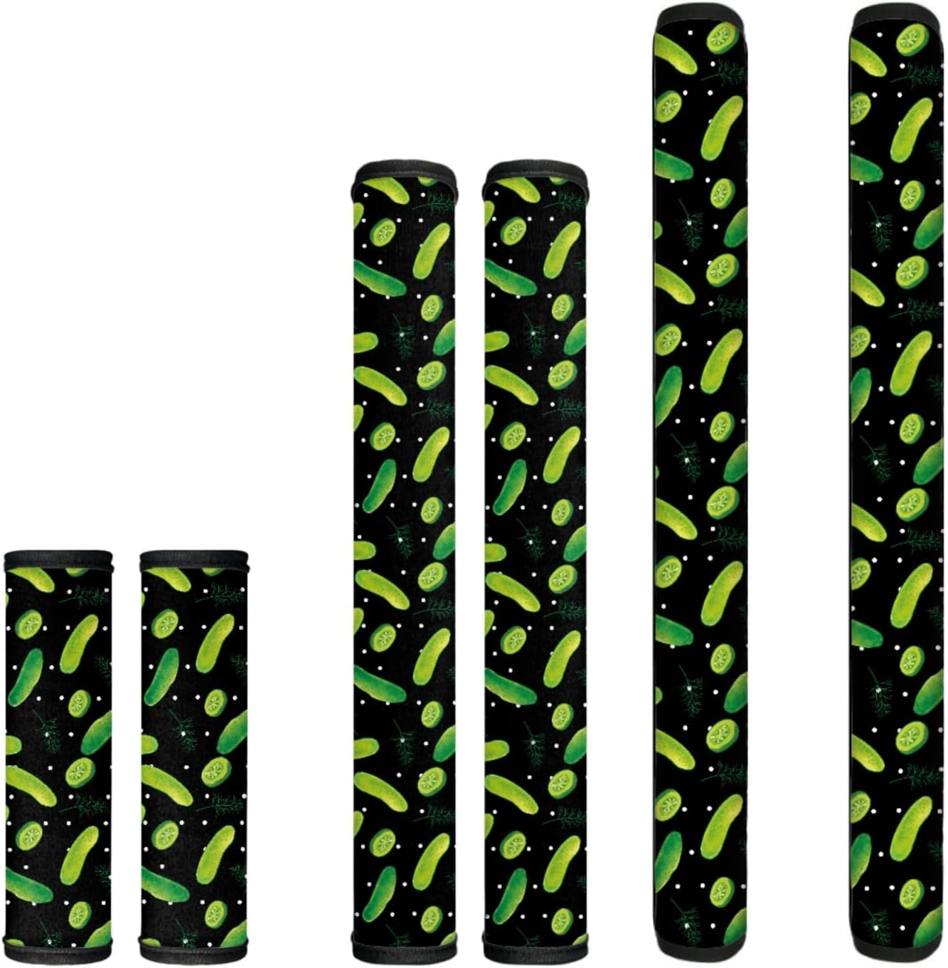 Trick or Treat,6 PCS Fridge Door Handle Cover for Oven Dishwasher,Halloween Decor Indoor for Home Kitchen Appliance Gloves Halloween Pumpkin Lantern Refrigerator Door Handle Cloth