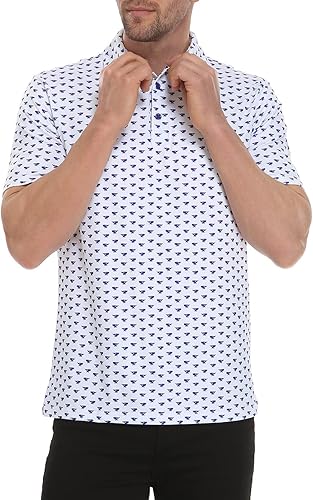 Miniatura 2 de LRD Camisas de golf para hombre UPF 50 que absorbe la humedad camisa polo de manga corta