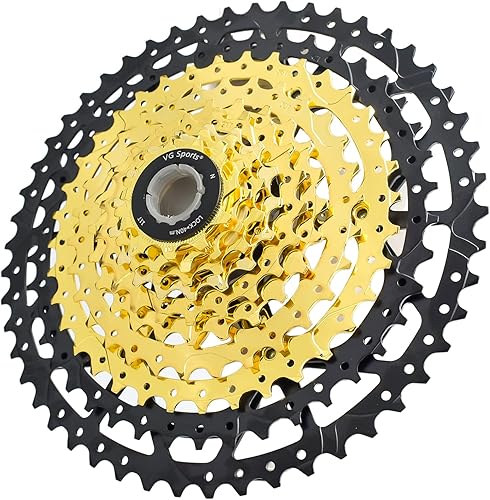 Miniatura 13 de VG SPORTS Casete de bicicleta ultraligero de 8/9/10/11/12 velocidades para bicicleta de montaña 11-40T/11-42T/11-46T/11-50T/11-50T/11-52T MTB Casete