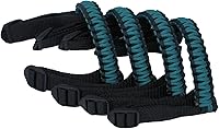 Vista 22 de BubbasGarageTv - Asas de agarre Paracord para Jeep Wrangler JL y Jeep Gladiator JT (negro)