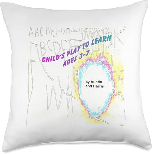 Miniatura 5 de Child's Play To Learn Austin Harris Austin and Harris - Almohada infantil de 3 a 7 años, 16 x 16 pulgadas, multicolor