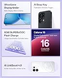 OPPO Reno16 Pro 5G Unlocked Smartphone, 12+512GB, 200MP Quad-Kamera, 50MP 3.5X Teleobjektiv, 6.32" 120Hz AMOLED Display, MediaTek Dimensity 8550, IP69K, Starlight Black (mit 80W SUPERVOOC Ladegerät) - 2