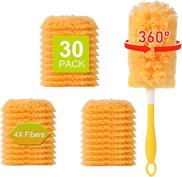 360 Heavy Duty Duster Refills for Swiffer Duster,30 Count with 1 Handle