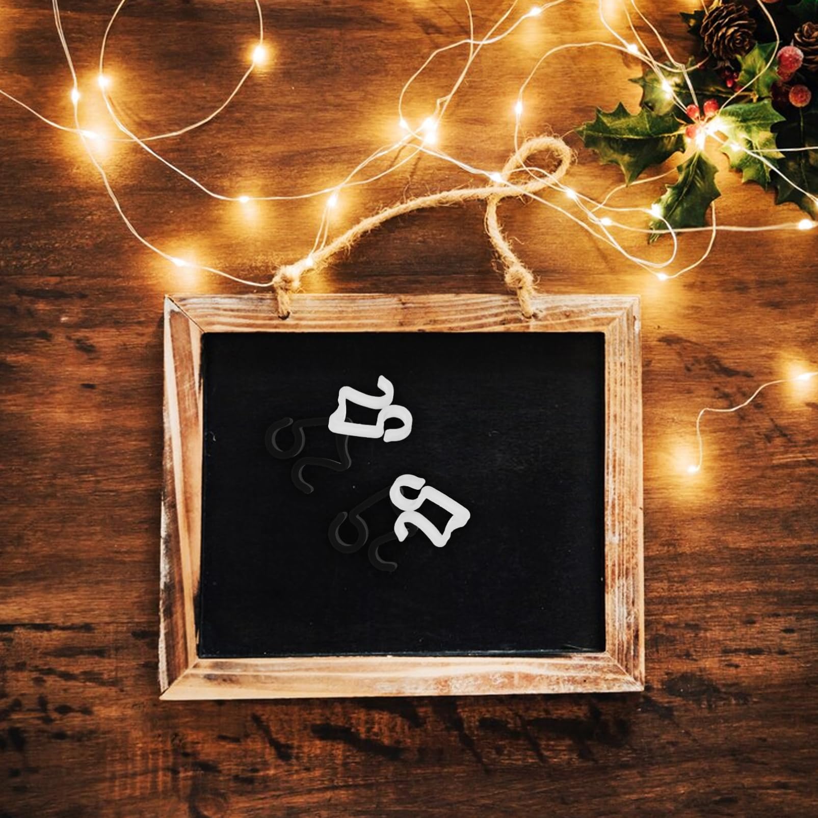 VANZACK Garden Clips 40pcs Outdoor Hooks for String Lights Strong Load-Bearing Pp Material