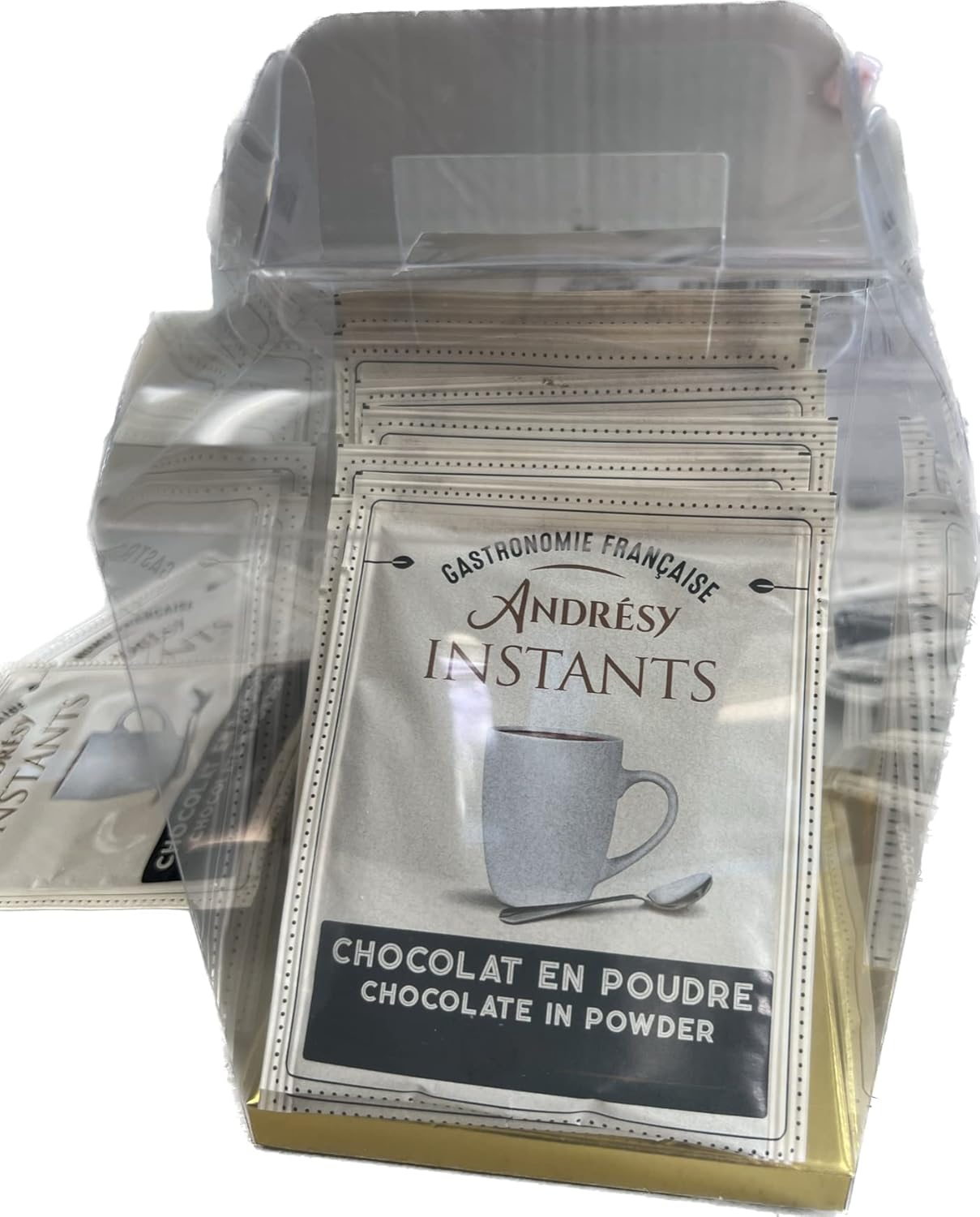 GASTRONOMIE FRANCAISE 10 Packs Hot chocolate packets in Gift Box - Award Winner Hot Chocolate imported from France