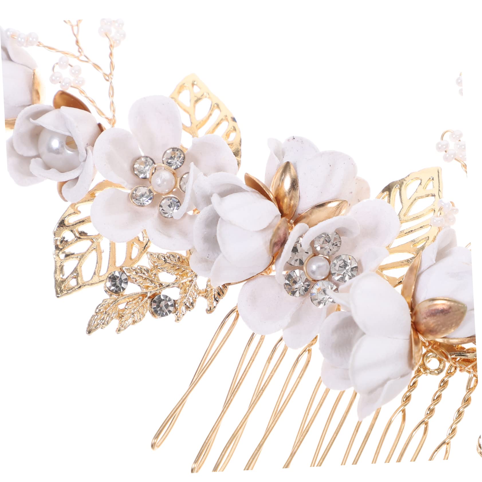 Housoutil 16stücke Goldene Blüten-haarkämme Für Braut Teiliges Elegantes Hochzeits-haaraccessoire Haarnadeln Für Besondere Anlässe Langlebige Materialien Und Feine Verarbeitung Für