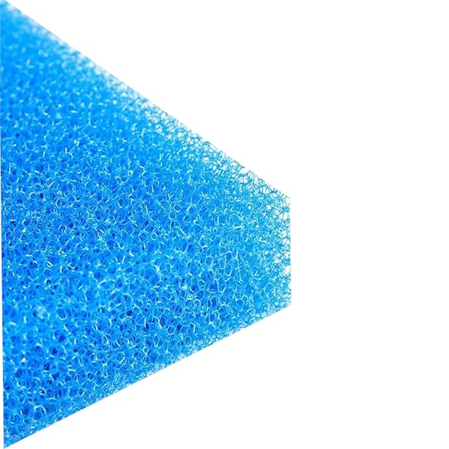 Foto 3 de 4 de cyclingcolors 2x Filtro de espuma esponja para Acuario 150x150x50mm 25PPI Medio de reemplazo filtración…