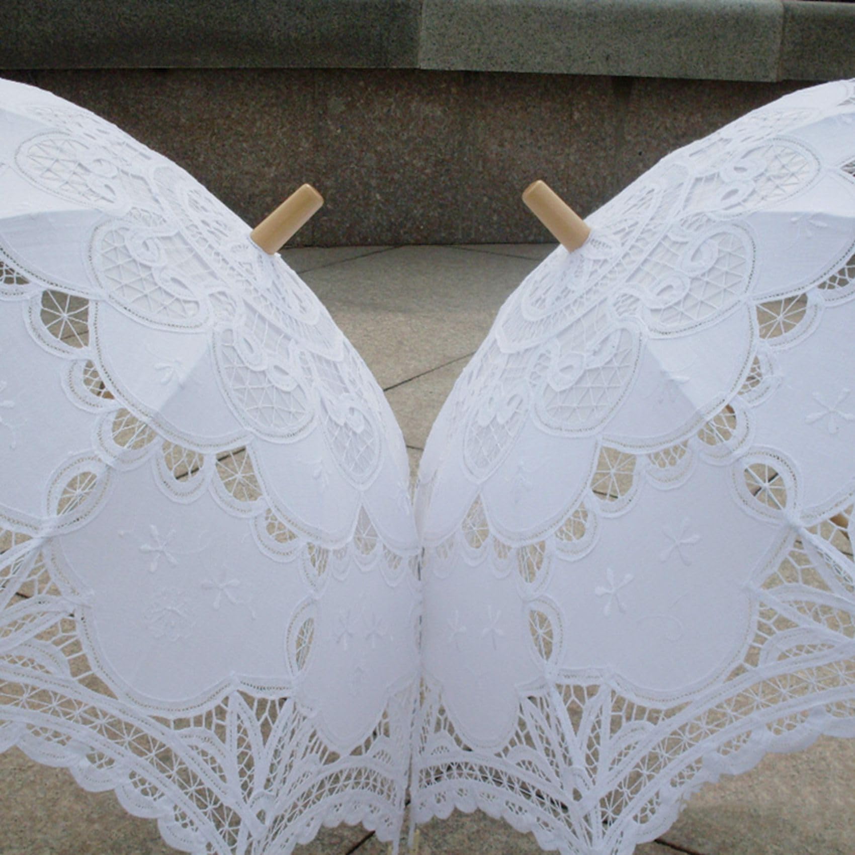 4 sztuki, 80 cm, wiktoriańska lesbijska haftowana, na wesele, dla młodej, parasol przeciwsłoneczny,