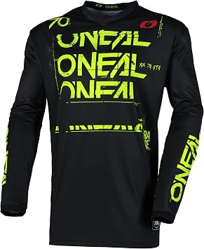 ONEAL Element Static Adult Jersey Black/Neon Small