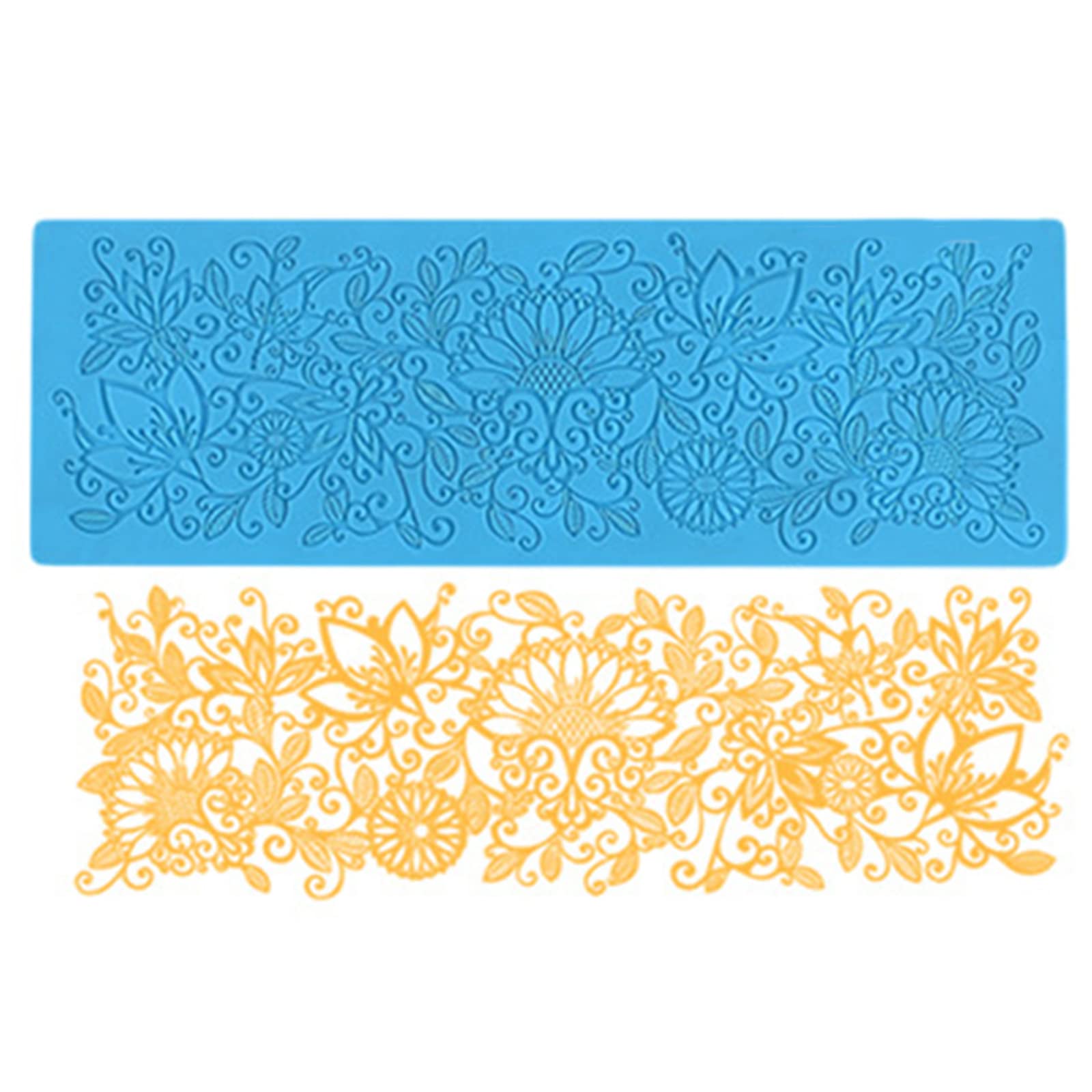 NEWFT Handmade Soap Making Supplies Silicone Fondant Exquisite Flowers Cake Decorating Family Candle Flexible