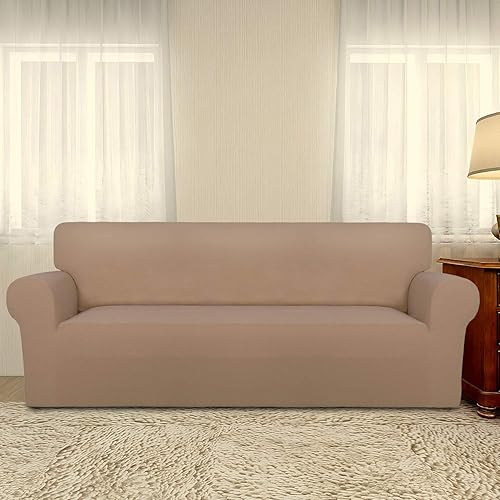 Miniatura 2 de PureFit - Funda de licra súper elástica para sofá y silla antideslizante cubierta protectora suave lavable con espuma antideslizante y base elástica