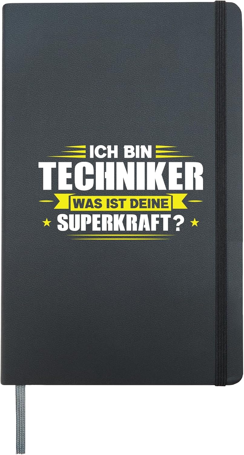 Technician Tool Tray Hardcover Journal, Black