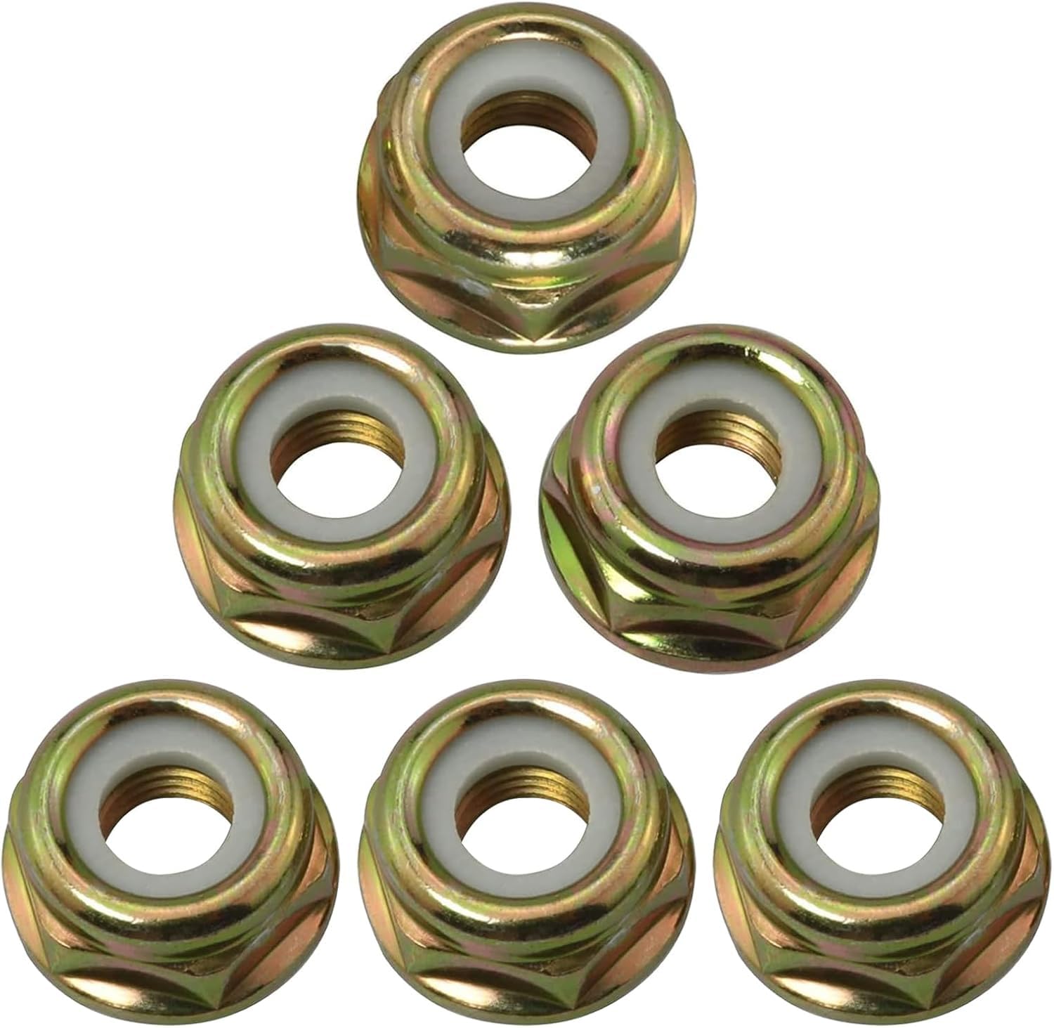 10Pcs Universal Left Hand Thread Blade Nut M10 x 1.25 Replacement for String Trimmer Brush Cutter Gear Head Blade Case Accessories