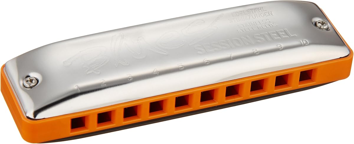 Blues Session Steel Key of C Harmonica C
