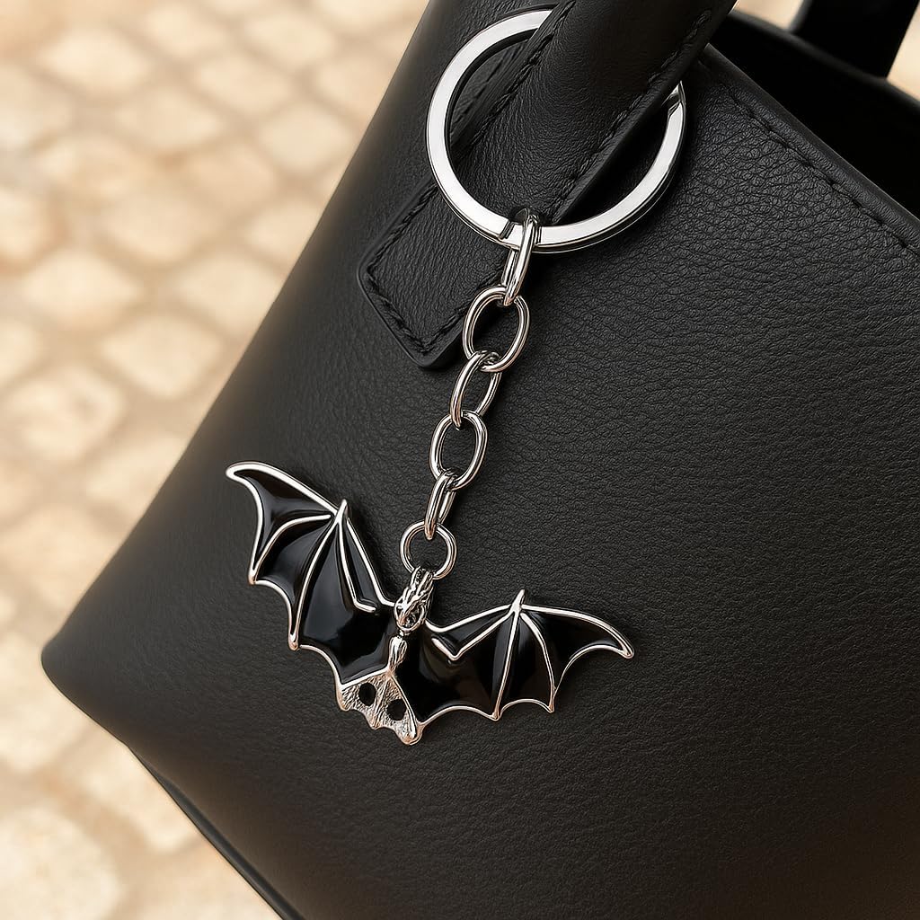 Bat Keychain,Bag Charm for Women Car keys for Mens, Cool Key Chains Gift for Womens Mens Boys Girls Friends - Image 4