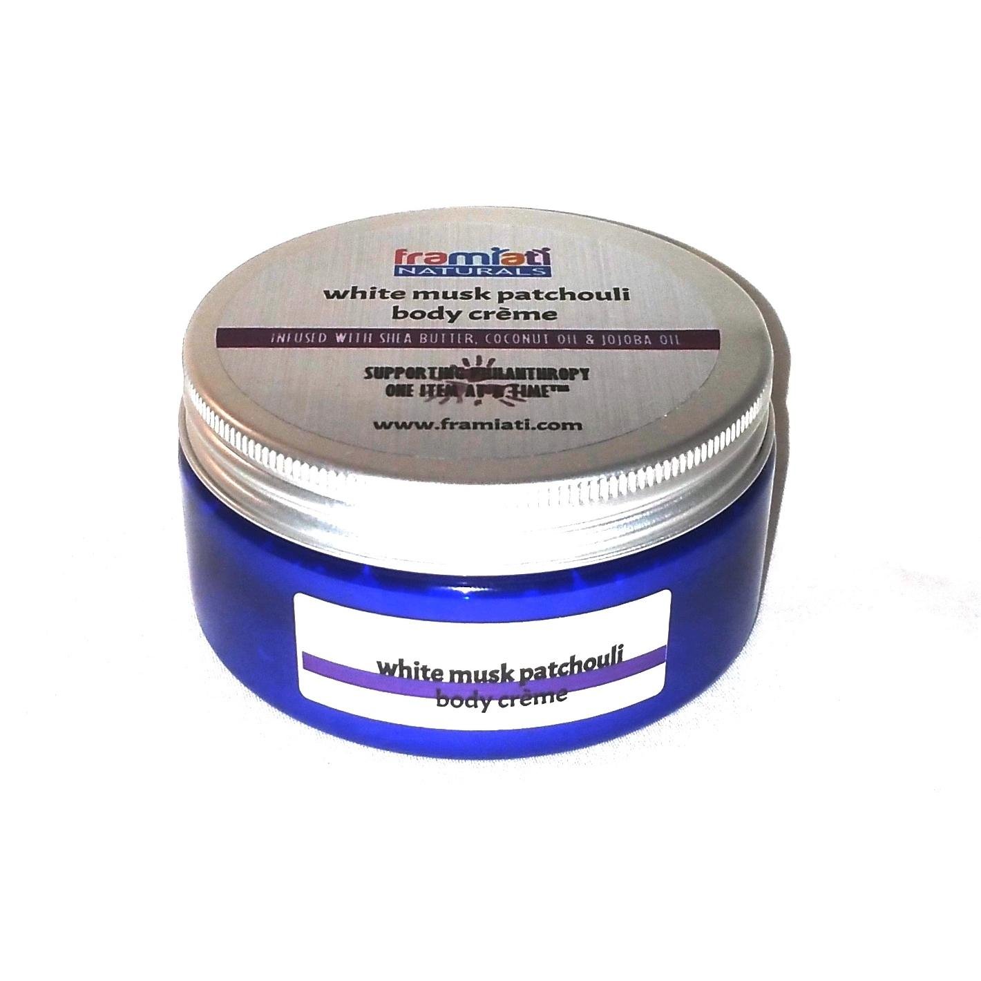 FraMiATi Naturals White Musk Patchouli Body Creme (4 Oz)