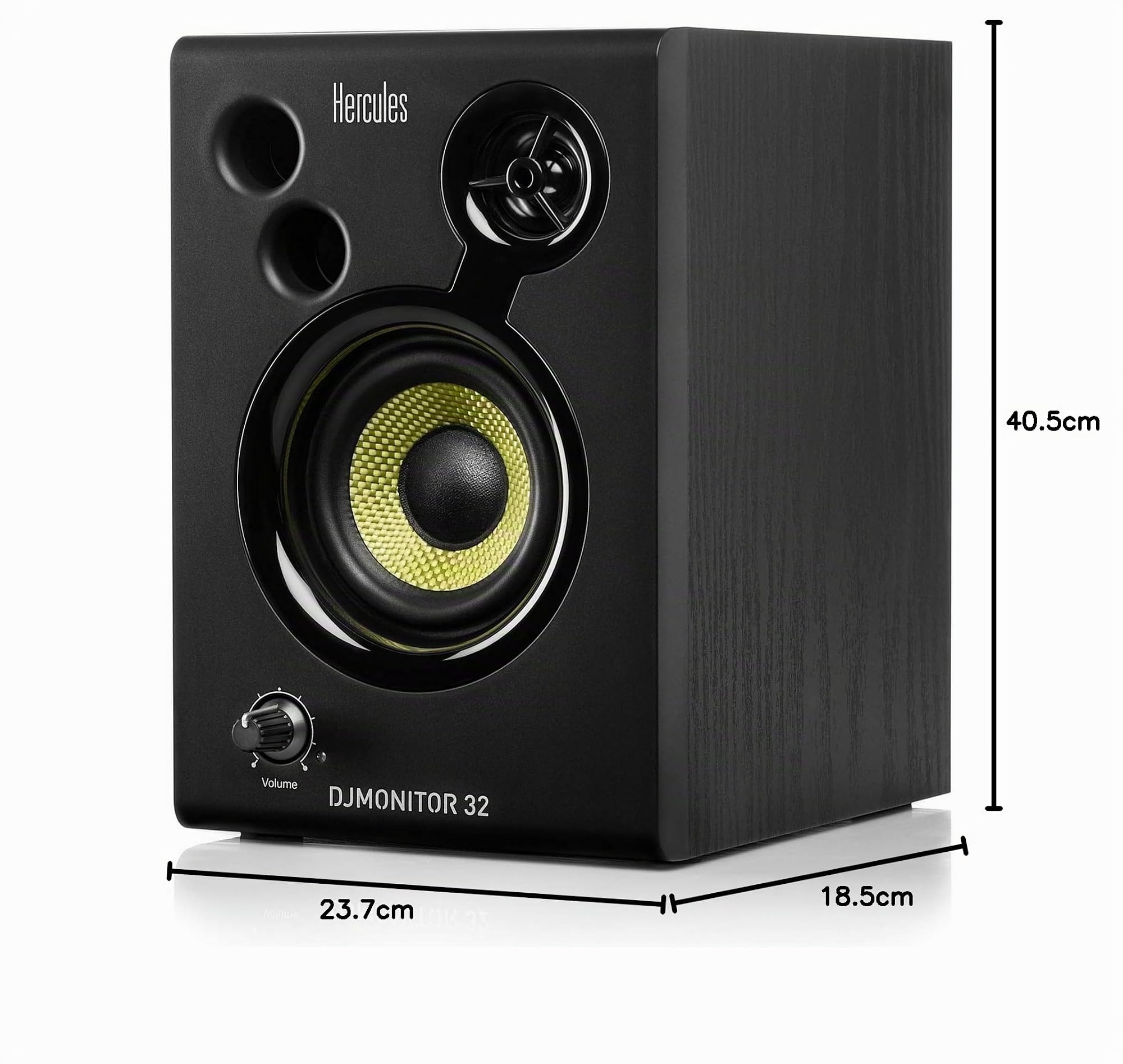 Hercules DJMonitor 32 - 2 x 15 watts RMS active monitoring speakers - UK Version