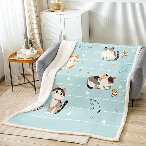 Miniatura 16 de Manfei 3D Deer Kids Throw Blanket Wild Animal Theme Bed Blanket for Boys Girls Adult Room Decor, Woodland Wildlife Elk Print Blanket for Couch Sofa