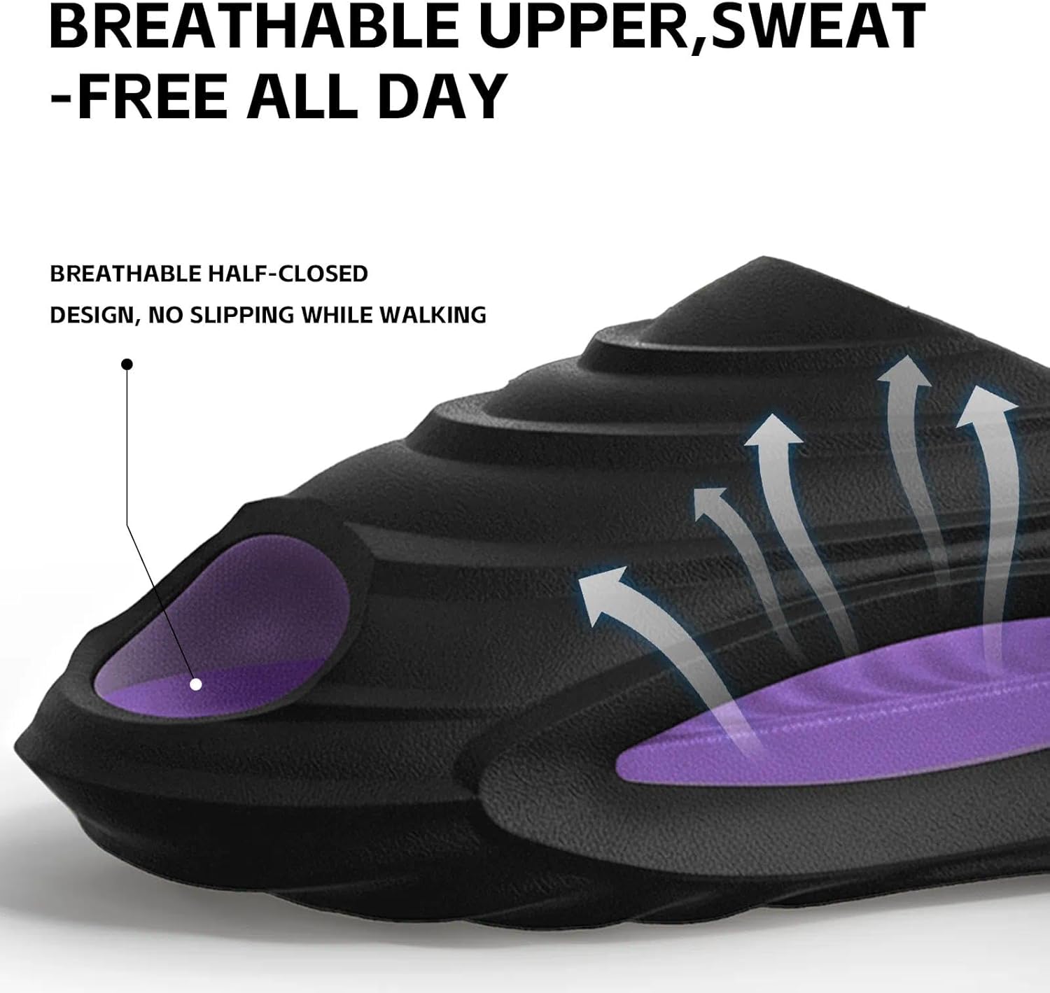 Cloud Slides for Men Women,Quick-Dry Slippers,Non-Slip Lightweight Sandals, Outdoor Camping Shoes - Image 5