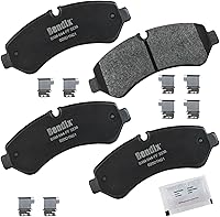 Vista 279 de Bendix Priority1 CFC154 - Juego de pastillas de freno de disco para Avanti II, Century, LeSabre, Regal, Riviera, chasis comercial, DeVille