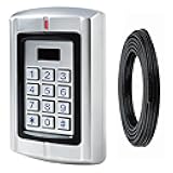 Universal Waterproof 12-24V AC/DC Metal Wired Keypad Stand Alone Access Controller for Gate Opener Operator, Garage Door Opener and Access Control Security System, Upgraded KPR2000 Keypad