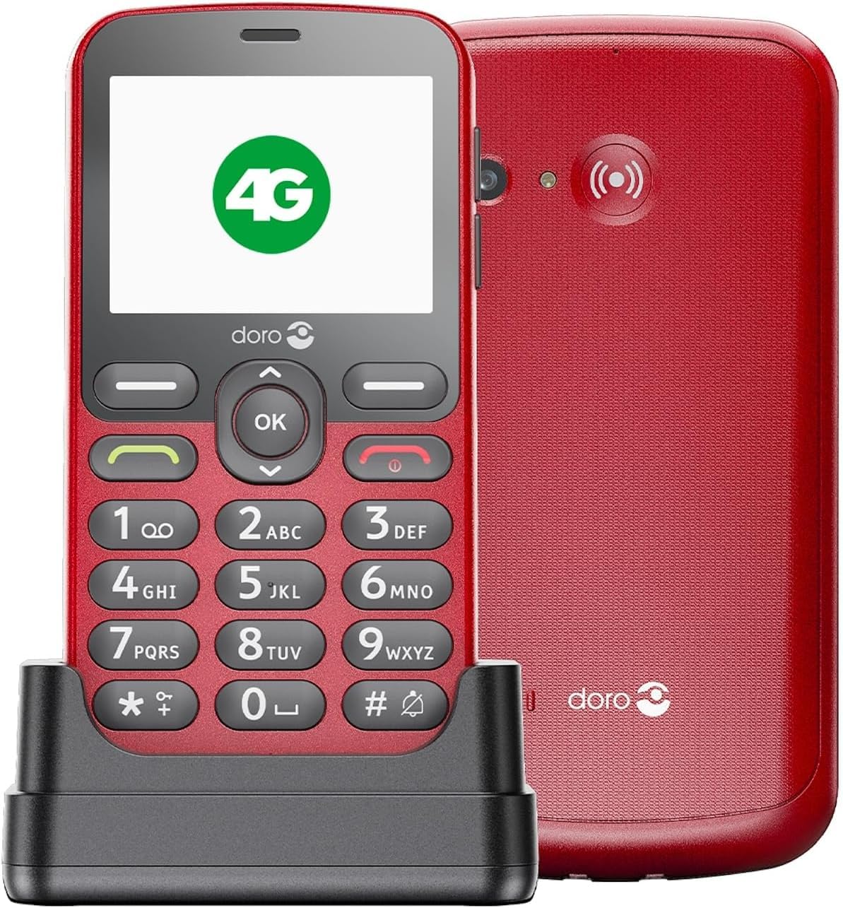 Doro Téléphone Senior 4G Grand Écran
