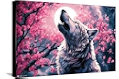 Trends International Shawna Stewart - Howling At The Moon Canvas Wall Poster