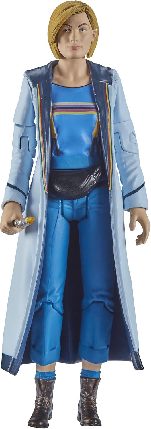 Doctor Who 13th Doctor Action Figure (Blue Top) Includes Sonic Screwdriver and Bag Accessories