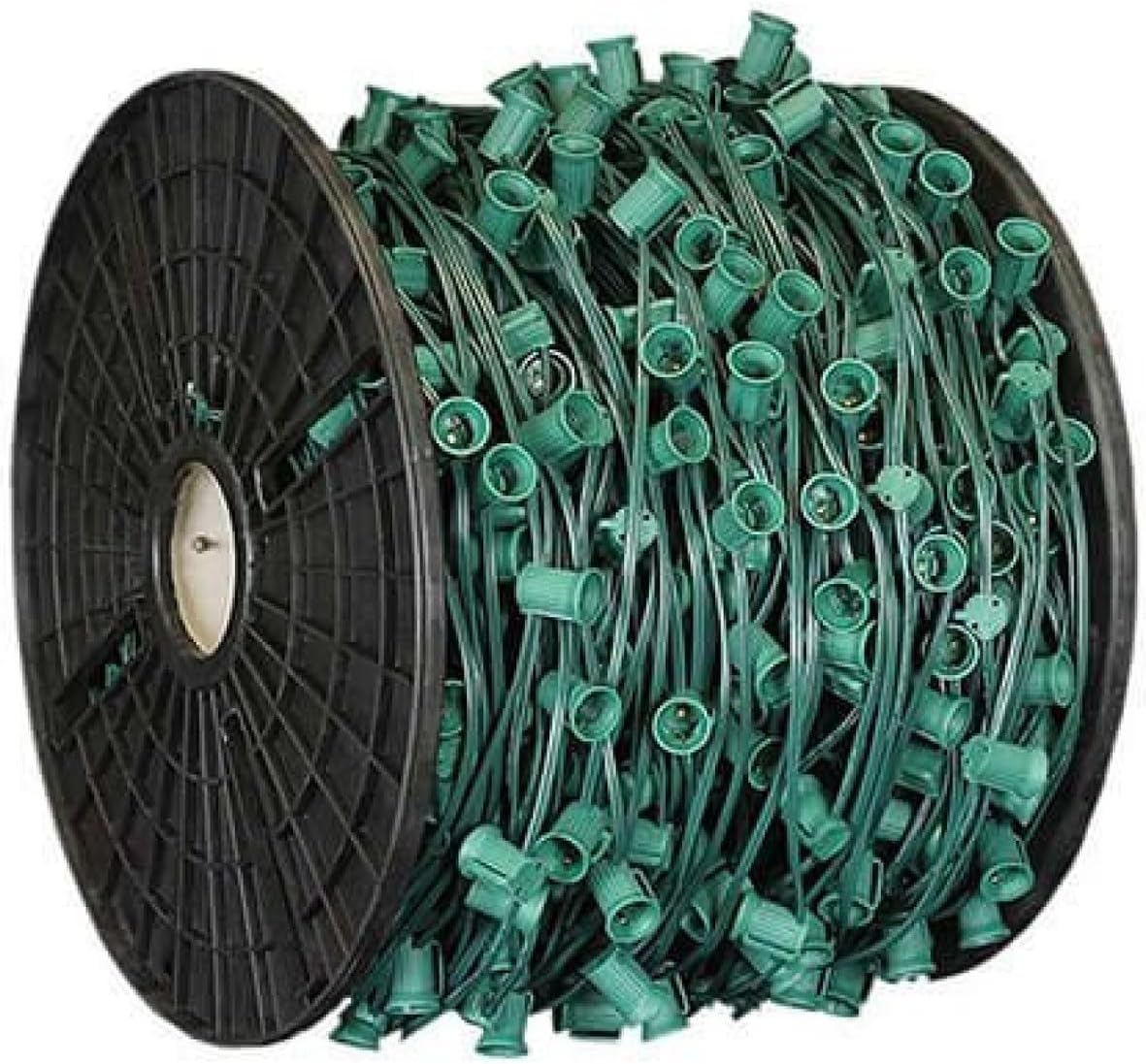 Spool Stringer Christmas Hook 1000' C9 Stringer - Spool - Green Wire - SPT1-15 ...