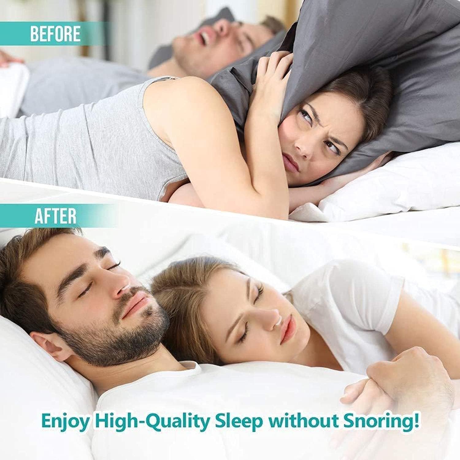 Magnetic Nose Clip,Silicone Anti Snoring Device for Better Sleep Quality,Snoring Solution Sleeping Aid for Men Women,Anti Snore Clip,Stop Snore 4 PCS : Health & Household