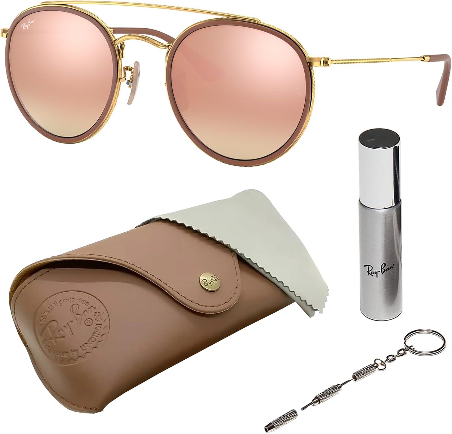 Ray-Ban RB3647N ROUND DOUBLE BRIDGE Occhiali da sole Italia Ubuy