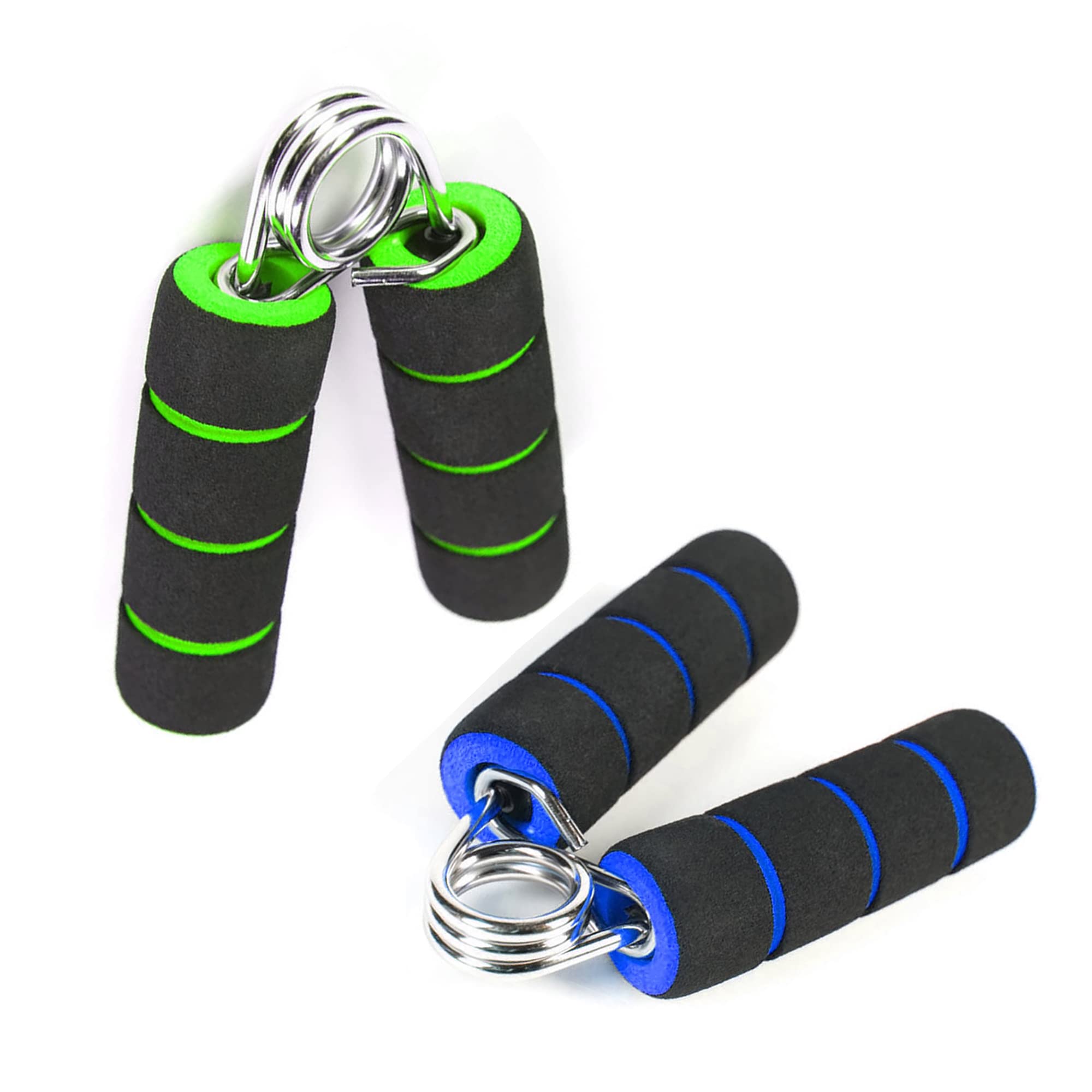 Mini Hand Grip Strengthener|Gym Power Fitness Wrist &Forearm Exerciser Mini Hand Grip/Fitness Grip.(Pack of 2) (Blue)-image-44