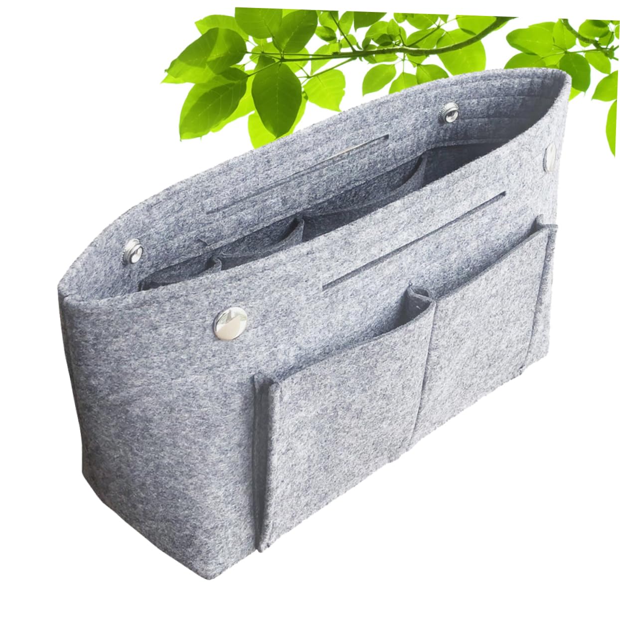 Paquet de Toilette Portable Trousse de Maquillage en Feutre pour Organiser Cosmétiques Grosse Capacité en Tissu Compact pour Voyage d'affaires et Salle de Sport