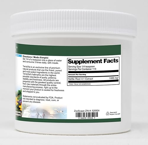 Miniatura 2 de TerraVita Polvo de raíz de ortiga 41 (4 oz, ZIN 520924)
