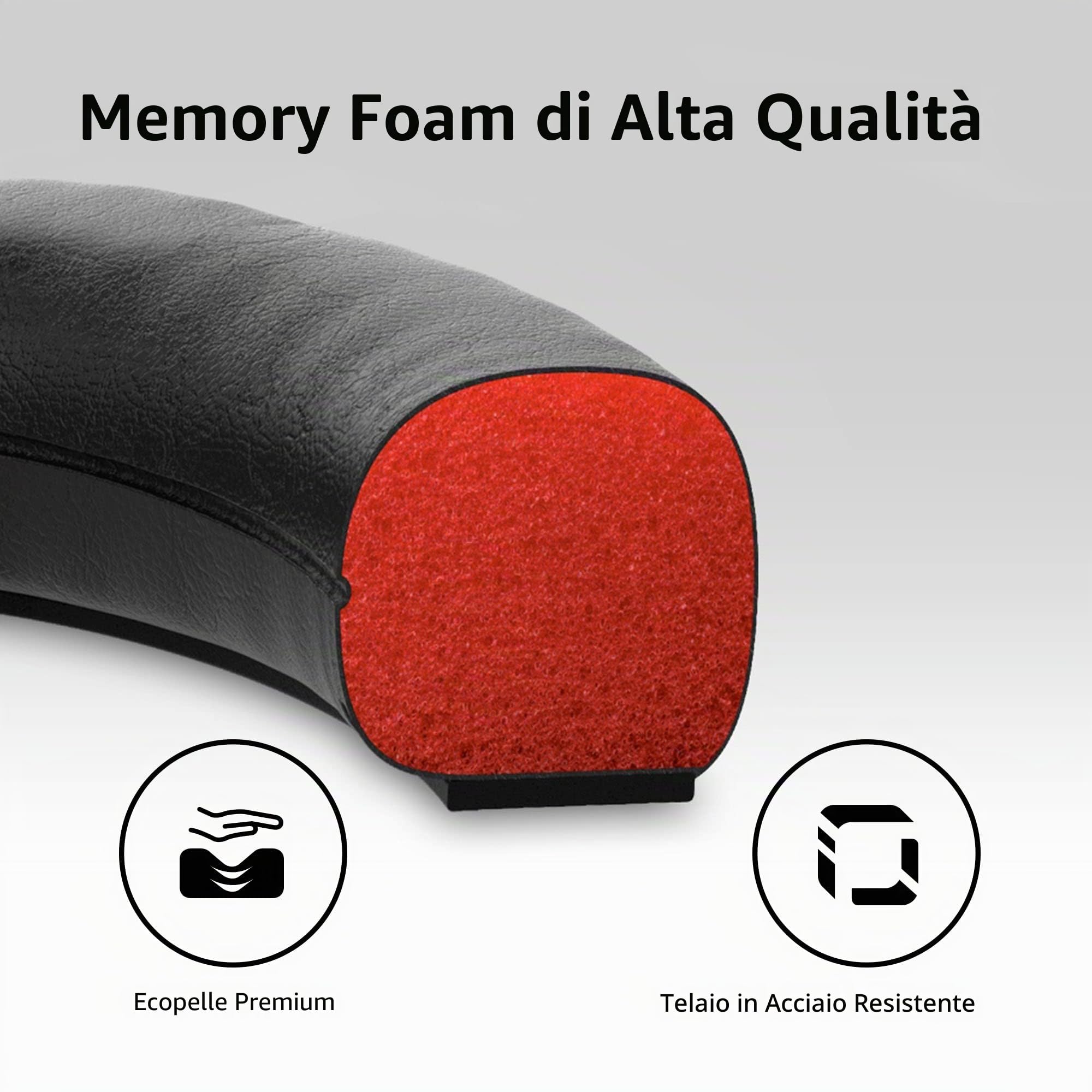 HyperX Cloud Revolver, Cuffie da Gaming, Connessione Cablata a 3,5 mm, Audio Surround 7.1, Telaio in Acciaio, Cuscinetti in Memory Foam Rivestiti in Similpelle, Adatto per PC e Console, Grigio
