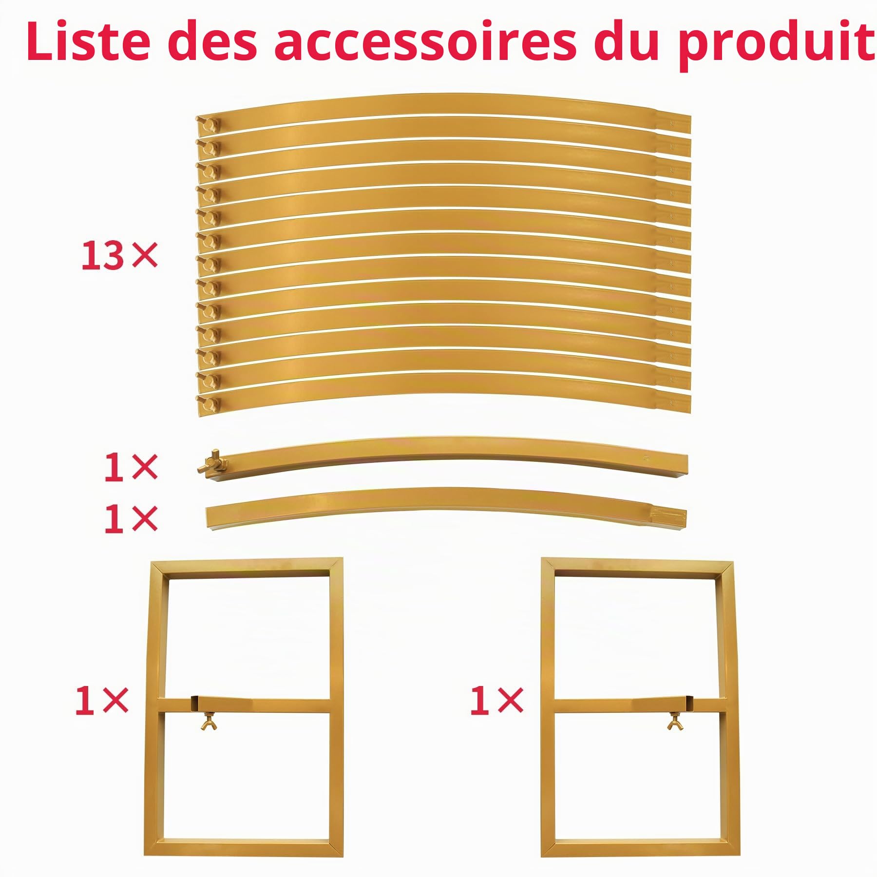 Toile de Fond Ronde dorée de 2.2m avec Cadre pour Arche de Ballons, Grande Arche de Mariage pour Anniversaire, fête d'anniversaire, Saint-Valentin, cérémonie, décorations de Mariage, Tubes