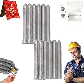 Lighter Melt Welding Rods, Low Temp Welding Rods, Low Temperature Universal Weldings Rod, Easy Melt Aluminum Rod, Weldings Equipment and Accessories for Stainless Steel Iron, Beginner and Pro 12pcs