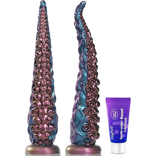 Anal Tentacle Dildo Sex Toy - 10.6" Fantasy Monster Dildo, Soft Silicone Dildo with Strong Suction Cup, Anal Butt Plug for G-Spot, Clit & Prostate Massage, Anal Sex Toys for Men Women Couples