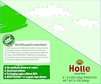 Vista 36 de Holle Bolsas orgánicas de comida para bebés, puré de plátano y llama para bebés con plátano, manzana, mango y albaricoque, (paquete de 6) bocadillos