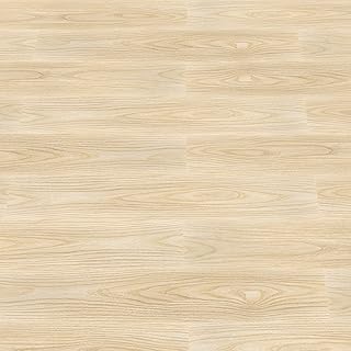 Vinylboden Selbstklebend PVC Bodenbelag Selbstklebende Fliesen Vinyl Holzoptik Bodenaufkleber Wasserdicht Verschleißfest für Küche Wohnzimmer Badezimmer Hellgelbe Farbe Holz 15X90cm 10pcs